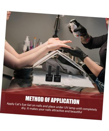 POPETPOP Magnetic Nail Varnish Cat Eye Magnet for Nails Nail Polish Black 5d Nail Gel Cat Eye Nail Polish Magnetic Polish for Nail Magnetic Gel Cat Eye Nail Varnish Cool Uv Cat Eye Gel 3d - Buy Online on GoSupps.com