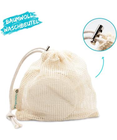 Chinchilla Reusable Slowdown Pads - 10 Pack with Storage Can & Laundry Net | Washable up to 90 C | Compostable & Vegan | Made in Germany | Suitable for All Skin Types - Buy Online on GoSupps.com