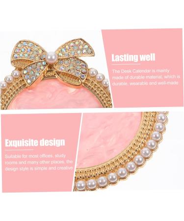  BIUDECO Manicure Palette Small Display Tray Trinket Dish Nail Mixing Tray Nail Color Tray Cake Stand Fake Nail Plate Round Resin Jewelry Tray - Buy Online on GoSupps.com