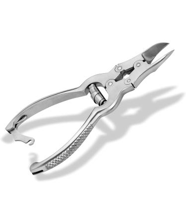 Shehadeh - Foot Nail Clippers with Double Gear - Curved Edge - Stainless Steel - for Strong Toenails - Large - Buy Online on GoSupps.com