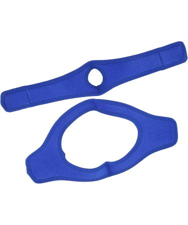 Breathable Anti-Snoring Chin Strap for Men & Women - Comfortable & Effective Snoring Solution (Blue - Buy Online on GoSupps.com