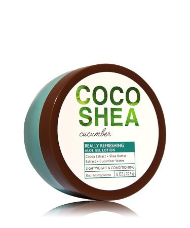 Bath and Body Works Signature Collection Coco Shea Cucumber Aloe Gel Lotion 8 Ounce Coco Shea