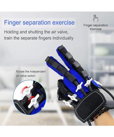 Stroke Hand Splint Assistive Gloves Protector Exoskeleton Manual Training for Stroke Hemiplegia Hand Function Recovery Relief Finger Cramps - Buy Online on GoSupps.com
