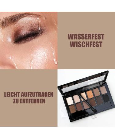  EONFAVE Smoky Nude Eyeshadow Palette 12 matte and shimmering brown eyeshadows waterproof and smudge-proof. - Buy Online on GoSupps.com