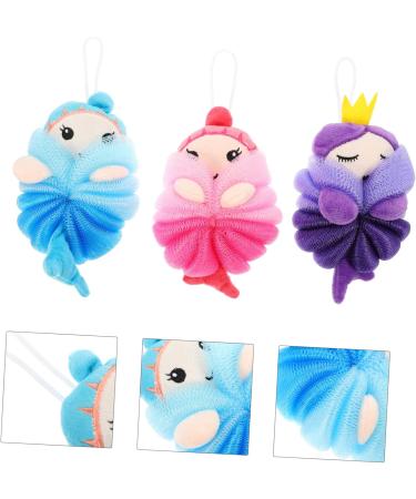 FRCOLOR 3pcs Bath Ball - Cute Mesh Shower Sponge & Cleaning Supplies for a Sparkling Clean Bathroom - Buy Online on GoSupps.com