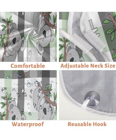 Cute Koalas Beard Bib Apron - Non-Stick Waterproof Hair Catcher for Men | Grooming Cape with Suction Cups | Perfect Gift for Shaving & Trimming - Buy Online on GoSupps.com