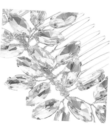 SOESFOUFU Crystal Hair Accessories Bride Hair Side Comb Rhinestone Hair Comb for Bridal Wedding Hair Comb for Bridal Sparkly Hair Comb Decorative Hair Comb Bride Hair Accessories - Buy Online on GoSupps.com