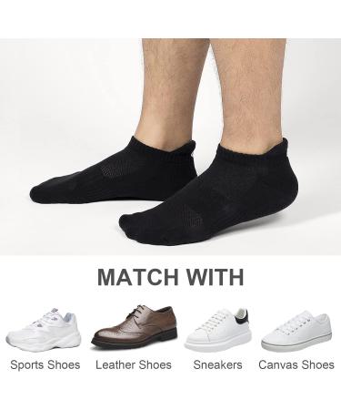 Coskefy Unisex Sneaker Socks Breathable Cotton Sports Socks for Men & Women 6 Pairs | Sizes 35-50 Black White Gray - Buy Online on GoSupps.com