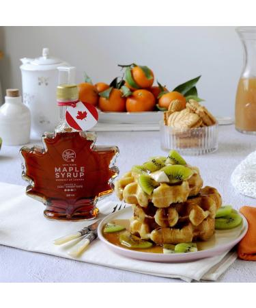 MapleFarm - Pure Maple Syrup Grade A Dark - Robust taste. 250ml (330g). Maple leaf bottle - Original maple syrup Grade A (Dark Robust taste) - Buy Online on GoSupps.com