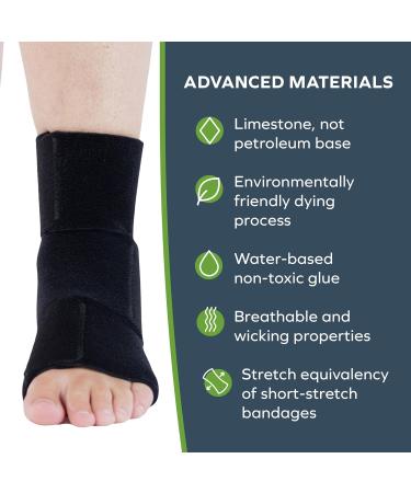Buy SiennaWrap Compression Wrap for Foot - Black Large Right | International Shipping Available - Buy Online on GoSupps.com