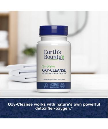 Earth's Beauty OXY-Cleanse Oxygen Colon Conditioner - 75 Capsules (1 Pack) - Buy Online on GoSupps.com