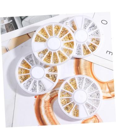 Beavorty 2 Boxes rivets for metal nail art goldendoodle ornament Gold Metal Nail Studs nails jewelry art decoration metal decor nail rivets studs nails rhinestones charm 3d - Buy Online on GoSupps.com