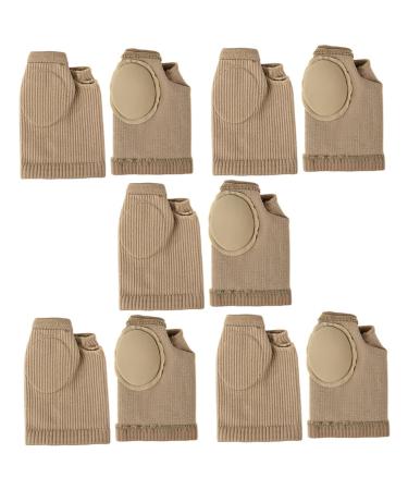 FOMIYES 5 Pairs Forefoot Tabi Set Sebs Miss Front Feet High Heel