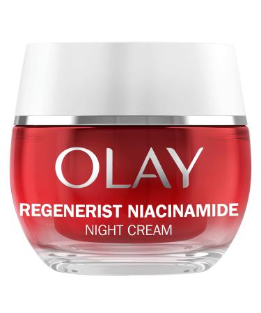 Olay Regenerist Niacinamide Night Cream Face Moisturiser Skincare with Niacinamide 99% Purity Antioxidant Vitamin E and Shea Butter. Anti Aging Skin Care: Renews Firms and Hydrates. 50ml