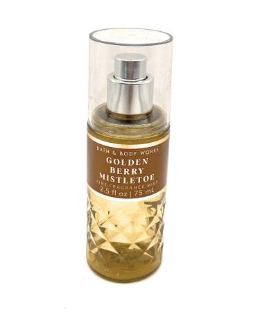 Bath and Body Works Golden Berry Mistletoe 2.5 Fluid Ounce Travel Size Body Spray (2023 Limited Edition) - Buy Online on GoSupps.com