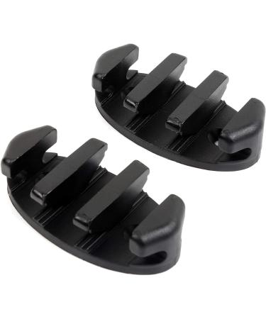 Mxeol Kayak Zig Zag Cleats for Canoe/Gripper Rope Cleats - Black Nylon (2 Pack) - Buy Online on GoSupps.com