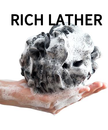 Amazerbst Loofah Sponge Set for Men & Women - 3 Pack Exfoliating Shower Sponges for Soft Skin - Buy Online on GoSupps.com