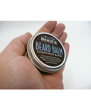 Buy BOGUE Beard Balm - Chiefs Peak Blend with Cedarwood Frankincense & Rosemary | Nourish & Smooth Your Beard | 50ml - International Shipping Available - Buy Online on GoSupps.com