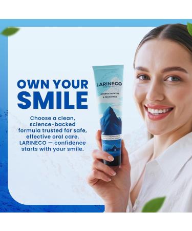 Larineco Nano Hydroxyapatite Toothpaste Sulfate Free Remineralizing Toothpaste Enamel Care, Gentle Whitening, Sensitive Teeth 4oz - Buy Online on GoSupps.com