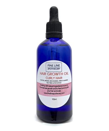 100% naturally hair growth of oil - ricin argan macadamia & almond with patchouli & tea tree 100 ml - from Fine Line apothecary.Moisten hydrate hair and scalp.Promotes hair growth.