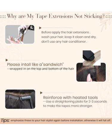 Buy Hetto Tape-in Extensions | Real Hair Ash Blonde #18/613 | Invisible Smooth Recovery | 60cm 50g - Buy Online on GoSupps.com