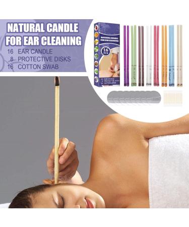 Luckxing Natural Ear Wax Removal Candles Earwax Candle | Beeswax Ear Candles Ear Wax Removal Candle Relieve Stress - Ear Wax Removal Candles for Ear Cleaning for Adults Children Elderly - Buy Online on GoSupps.com