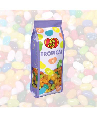 Jelly Belly Tropical Mix Jelly Beans - Exotic Fruit Flavored Gourmet Chewy Candies - 9.8 Ounce Gluten Free Treat - Buy Online on GoSupps.com