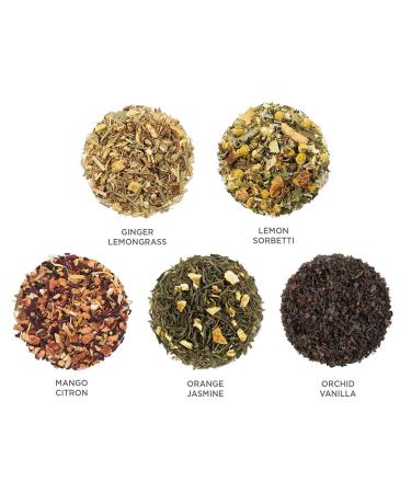 Tea Forte Petite Presentation Box - Assorted Variety Tea Samplers with 10 Handcrafted Pyramid Infusers - Premium Fruity Tea Gift Set - Buy Online on GoSupps.com