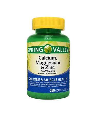Calcium Magnesium Zinc with Vitamin D3 250 Caplets