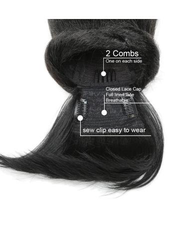Clke 24-Inch Yaki Ponytail Extension - Long Synthetic Clip-In Ponytail for Afro Kinky Straight Hair - Buy Online on GoSupps.com