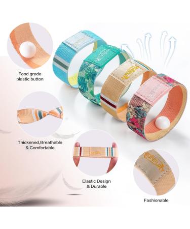 Nausea Relief Motion Sickness Bands | Anti-Nausea Wristbands for Adults & Kids | Morning Sickness Relief Bracelets (Medium M-Yellow) - Perfect for Travel & Pregnancy - Buy Online on GoSupps.com