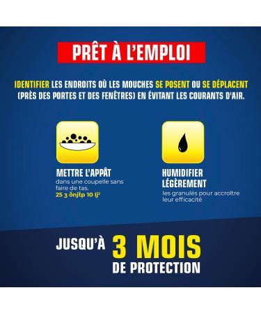 KAPO Fly Repellent Granules - 300 g - Ideal for Fly Elimination - Odorless - Powerful Attractant - No Fumes - Long Lasting P - Buy Online on GoSupps.com
