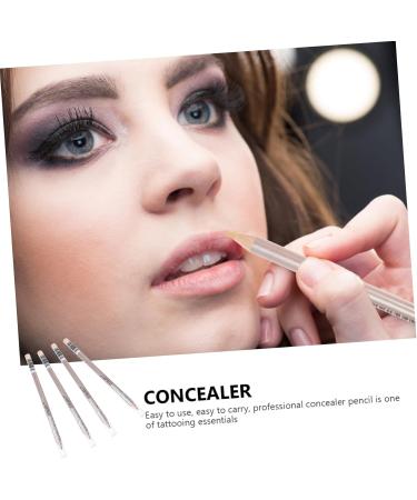 Healeved 4pcs Wooden Spot Concealer Pens Eye Circle Concealer Pen Spot Scar Concealer Pen Assorted Color - Buy Online on GoSupps.com