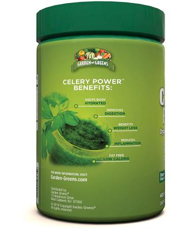 Garden Greens Organic Celery Juice Powder - 40 Servings (11.3 Oz) | Pure & Powerful - Buy Online on GoSupps.com