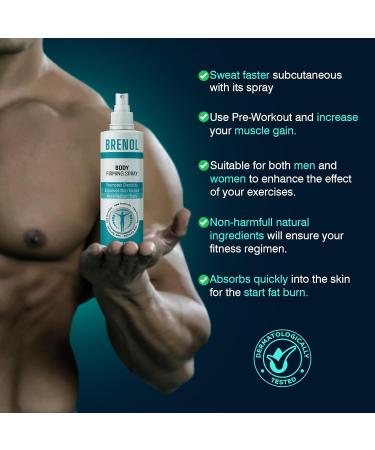 Hot Sweat Enhancer Spray - Pre-Workout Body Heater & Firming Lotion for Men & Women | Boost Sweat & Tighten Skin - 3.38 Fl Oz - Buy Online on GoSupps.com