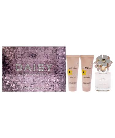 Marc Jacobs Daisy Eau So Fresh 3 Piece Gift Set for Women (Package may vary) Cedar Floral Fresh Raspberry