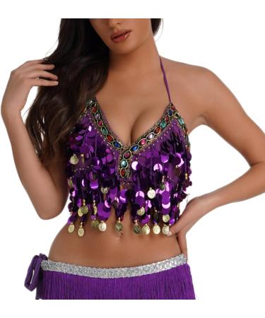 Tank Top for Women Summer Loose Trendy V Neck Cross Back Y2K Going Out Sleeveless Tee Tops T Shirt Tanks 3672-eumxw-d-purple One Size - Buy Online on GoSupps.com