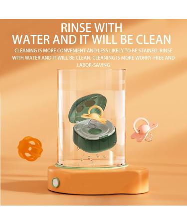 Stylish Ghirting Pacifier Container | Universal Portable Pacifier Clips Box & Accessories Storage - Green - Buy Online on GoSupps.com