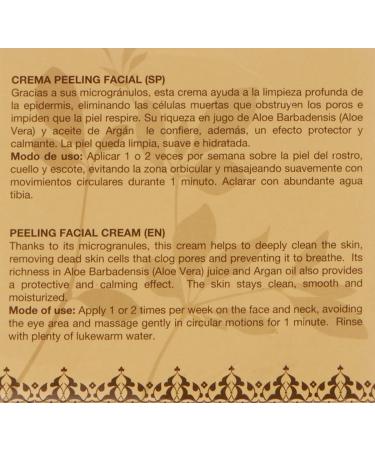 Argan-Aloe Crema Peeling 100 ml | Cosmonatura - Exfoliating Moisturizer for Smooth Skin - Buy Online on GoSupps.com