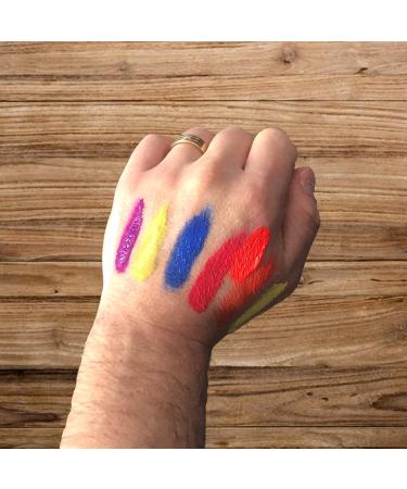 UV Face and Body Paint 10ml Red | PaintGlow | Blacklight Party Makeup for Vibrant Celebrations - Buy Online on GoSupps.com
