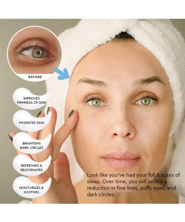 AZALLY Hydrogel Collagen Eye Mask - Anti-Aging Under Eye Patches for Puffy Eyes (60pcs) - Buy Online on GoSupps.com