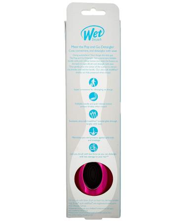 Wet Brush Pop & Go Detangler Hair Brush - Pink, 1 Count - Buy Online on GoSupps.com