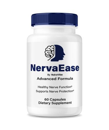 NervaEase Capsules Derived from Popular NervaEase Cream Formula | Premium Nerve Support Formula with Natural Ingredients for Comfort & Relaxation | Easy-to-Take Pills (60 Capsules)