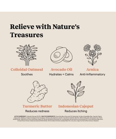 Shop Kinfield Relief Balm - Soothing Vegan Formula for Bug Bites & Tired Muscles | Anti-Itch Anti-Inflammatory | Cruelty-Free Skincare - 0.6 oz - Buy Online on GoSupps.com