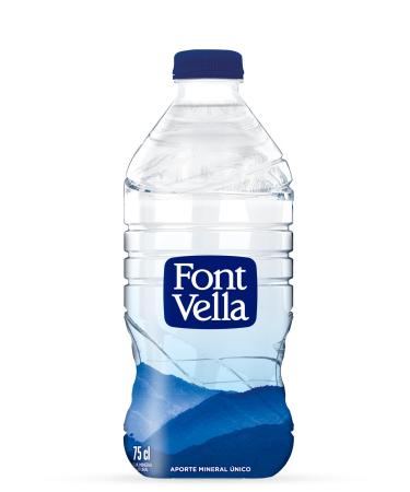 Font Vella Mineral water bottle with sports cap 75 cl