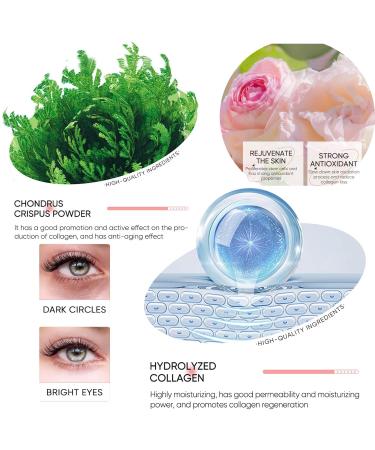 Rose Hyaluronic Acid Eye Masks - Collagen Treatment for Puffiness & Wrinkles | 60pcs Under Eye Patches - Anti-Aging Solution - Buy Online on GoSupps.com