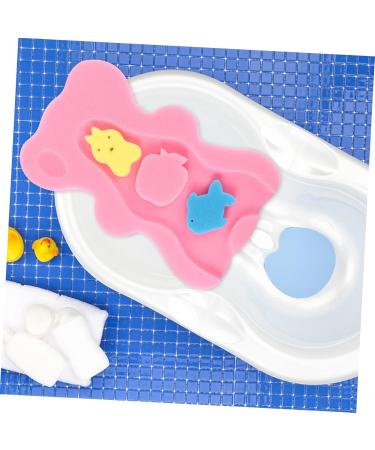 Didiseaon 1 Set Bath Sponge Pad Nonslip Bath Mat Mat Bath Sponge for Sponge Cushion Bath Pad Bath Sponges for Pink Body Wash Pp Newborn Take a Bath - Buy Online on GoSupps.com