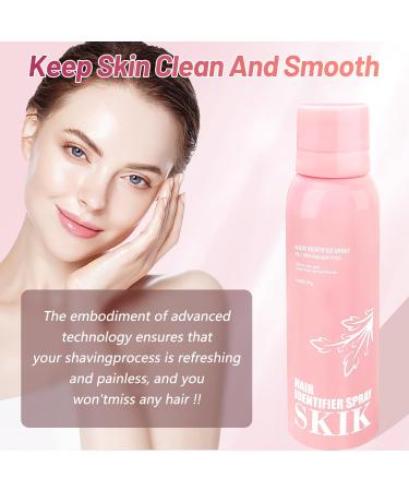Hair Identifier Spray for Face Shaving Skin Body Hair Identifying Spray With Razors Hair identifier Spray for Face Dermaplaning Moisturizing and Skin Care Dermaplaner Spray(Spray Plus Razor) - Buy Online on GoSupps.com