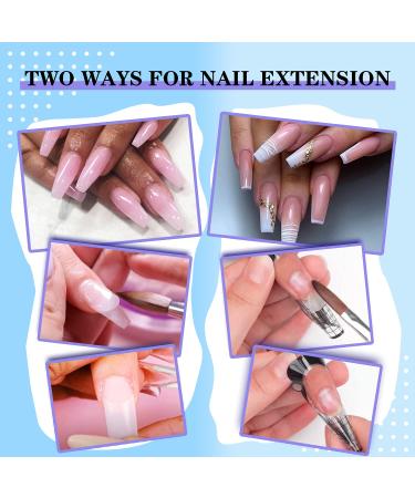Professional Acrylic Nail Kit for Beginners - Complete Starter Set with Primer, Tips, Glue, and Brush - Size A - Buy Online on GoSupps.com