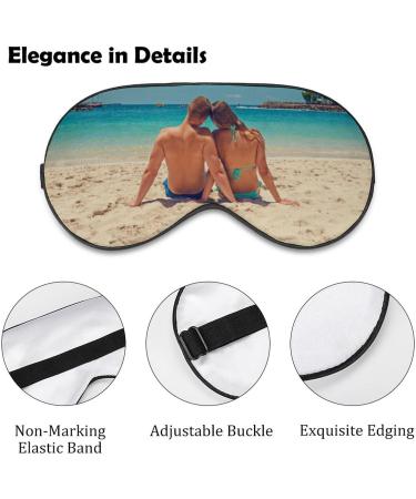 Design Your Own Custom Eye Mask for Sleeping - Personalized Sleep Mask with Soft Adjustable Blindfold for Men & Women | Home, Travel, Offices - Create Your Picture, Text, or Logo! - Buy Online on GoSupps.com